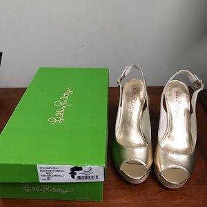 Lily Pulitzer Kristin Wedge size7M